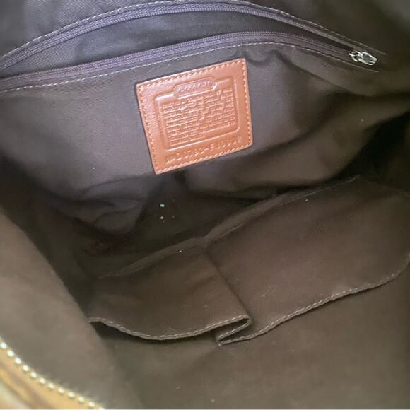 Coach Y2K Studded Grommet Tan Camel Leather Soho Shoulder Bag - Picture 2 of 10